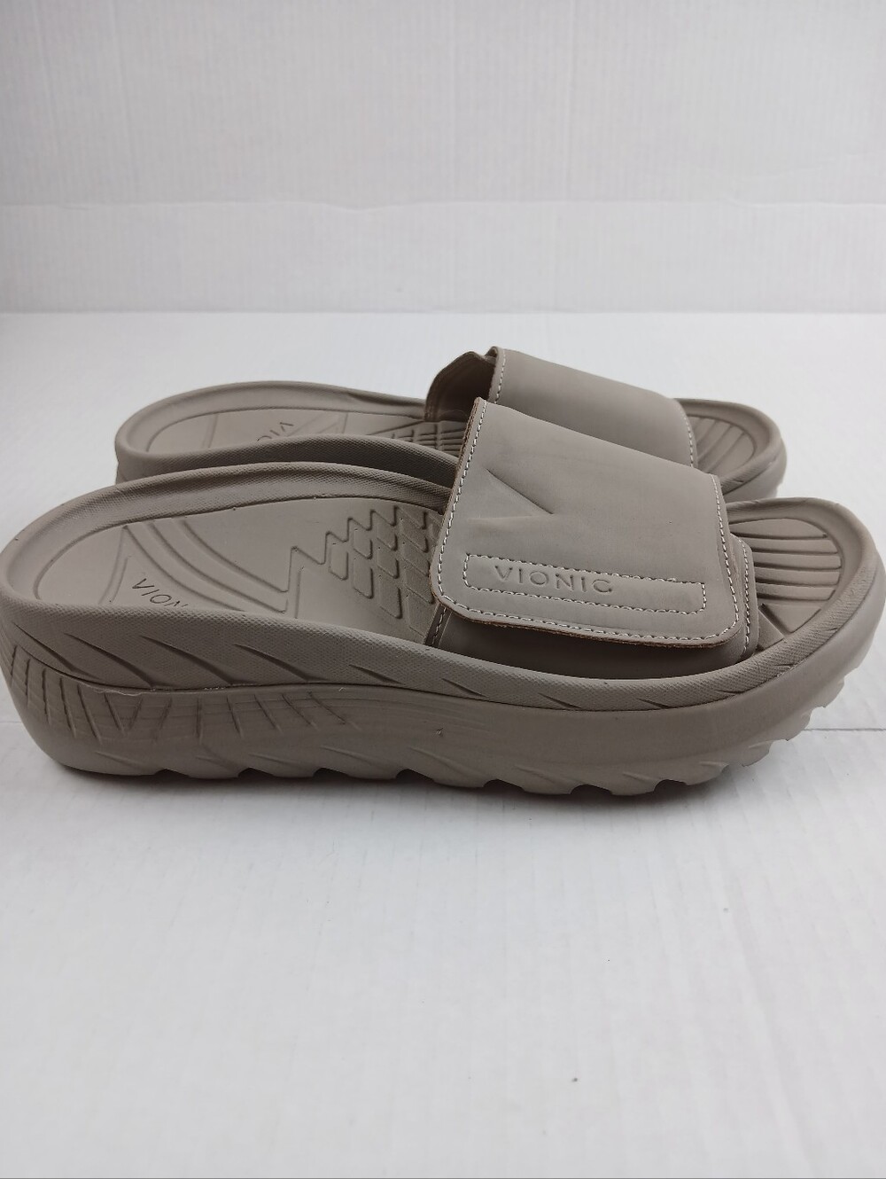 Vionic Women Rejuvenate Recovery Slide Sandal Slip On Cobblestone Grey - Picture 6 of 12
